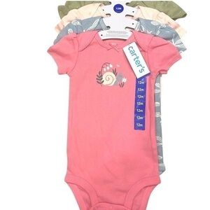Carter's Coral Snail Graphic Bodysuit